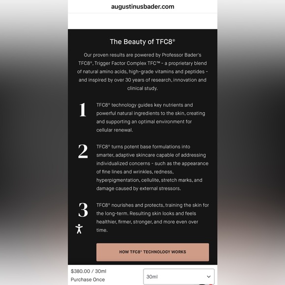 Augustinus Bader the retinol serum NIB 1 oz retail $380 sealed - Picture 6 of 7